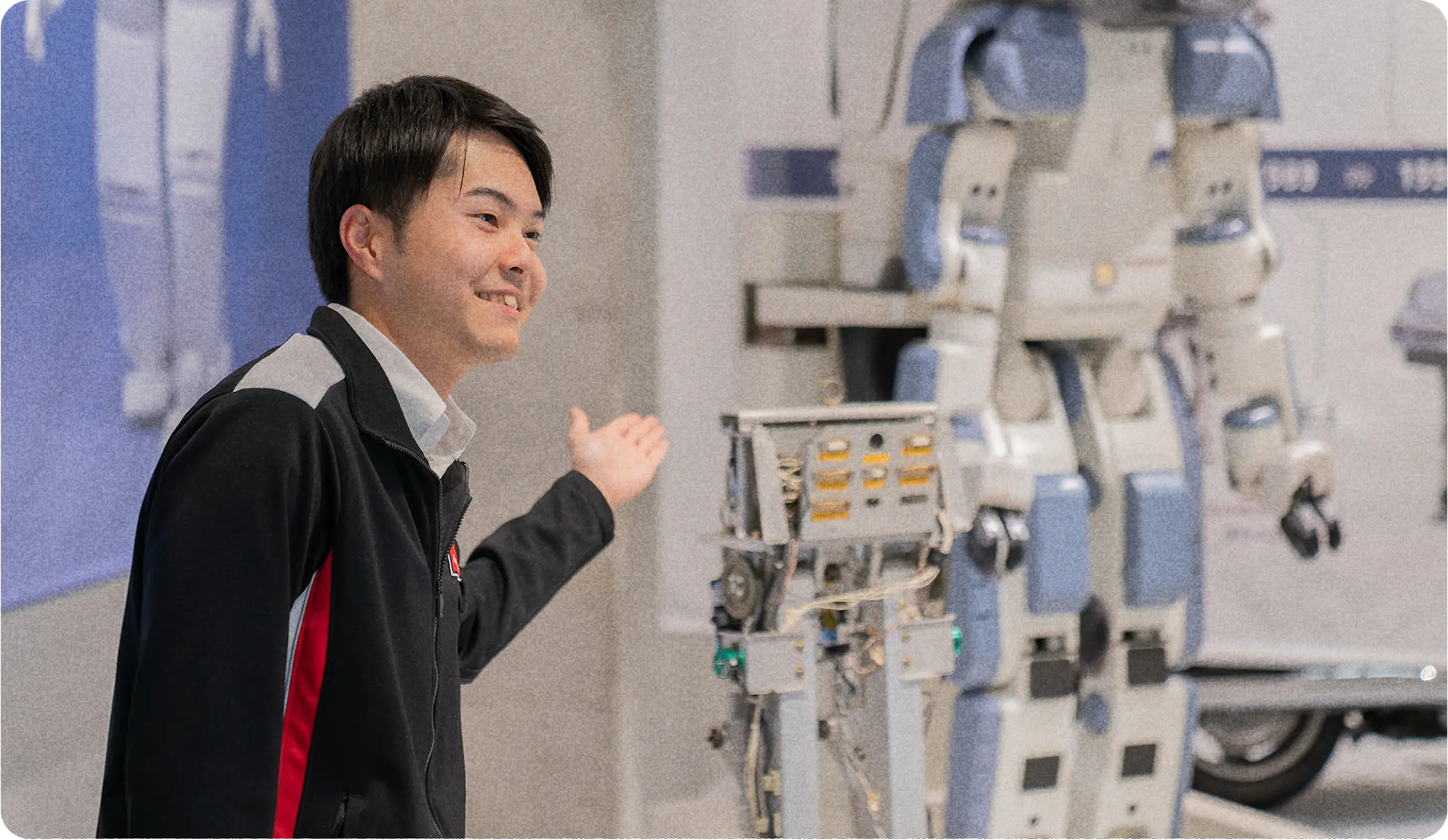 アミューズメント担当H.S.のインタビュー写真